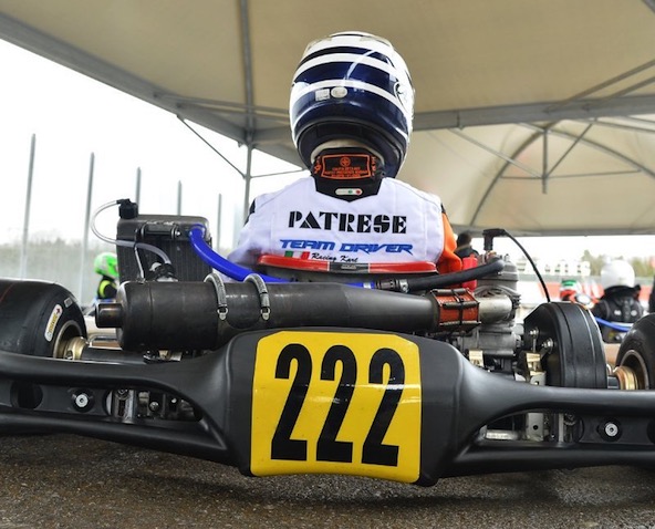 Lorenzo Patrese, le fils de l'ancien pilote F1 Riccardo Patrese a démarré sur le tard et manque encore d'expérience en OK-Junior