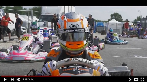 Retour en video sur la 2e epreuve de la IAME Series France