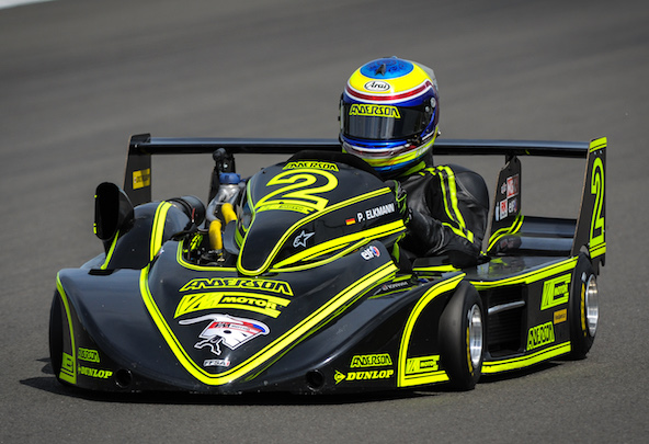 Karting, ELKMANN PETER, Superkart, DEU, ANDERSON / VM , VM MOTOR RACING TEAM, CIK-FIA European Superkart Championship , DONINGTON, International Race, © KSP Reportages