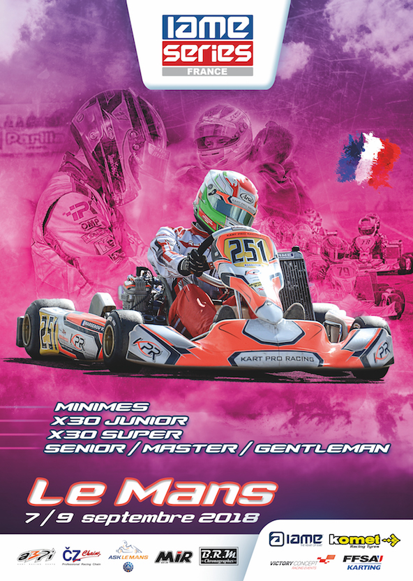 Affiches IAME series France Le Mans