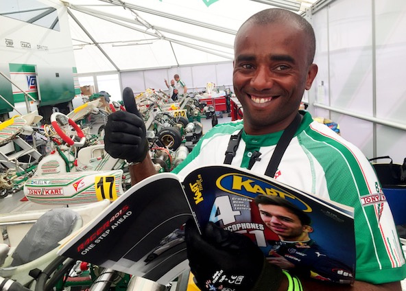 Une belle surprise pour Lorenzo Abo dans Kart Mag