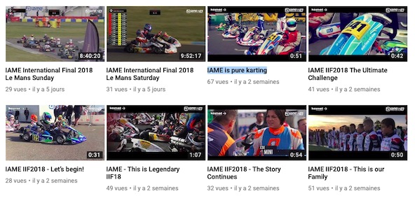 La Finale Internationale IAME 2018 a revivre en video