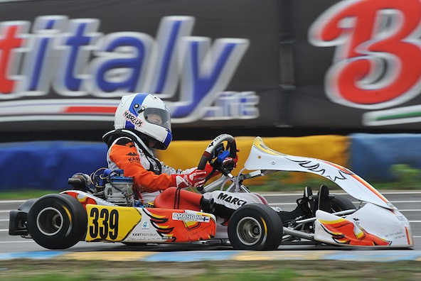 WSK Final Cup: 1ère victoire pour Marcus Amand en OK-Junior