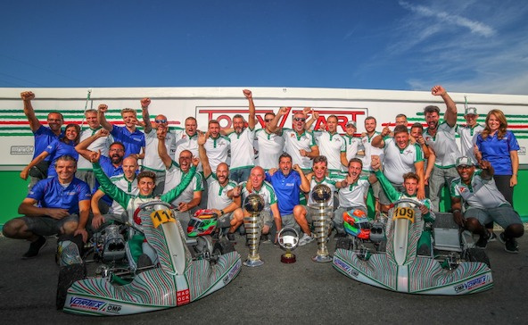 Une belle et importante équipe chez Tony Kart en 2019