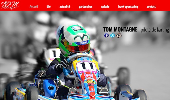 Un beau site pour Tom Montagne pour debuter la saison