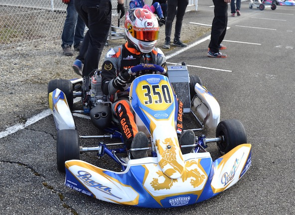 Champion de France Senior 2018, Bastien Gassin roule Praga