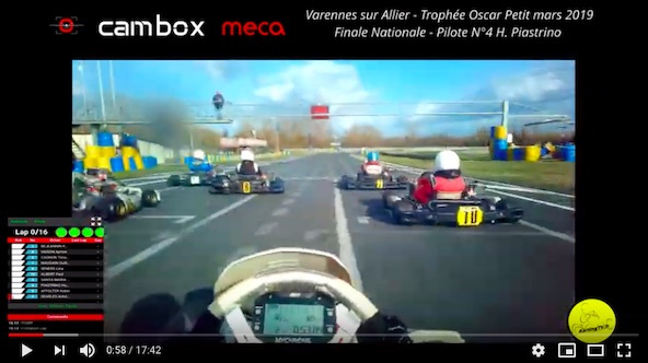 Vidéo embarquée avec la CamBox au Trophée Oscar Petit