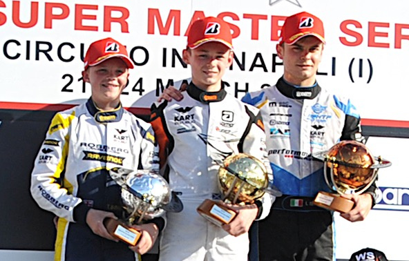 WSK Sarno: Dexter Patterson titré avec panache en OK