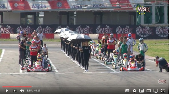 Les vidéos de la WSK Euro Series à Sarno en ligne