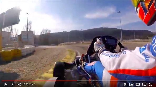 Kart Cup-Decouvrez le tour du circuit de Valence en video