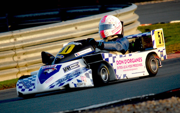 Les Superkarts à Nogaro dans le cadre du G.P. Camion