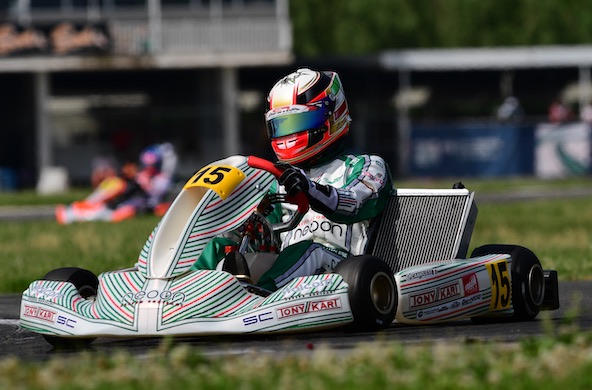 Lorenzo Camplese, poleman en KZ1