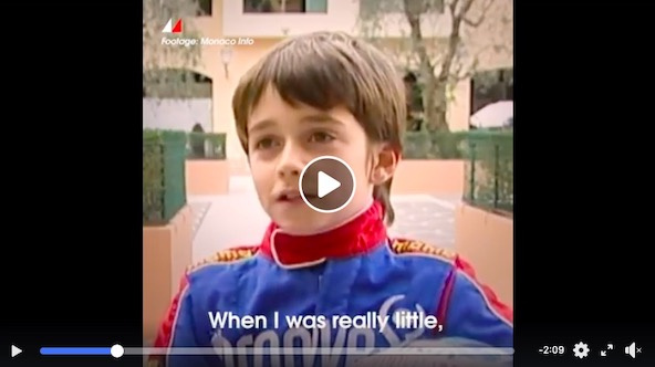 Vidéo: Des images de Charles Leclerc tout jeune kartman