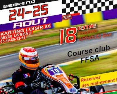 24-25 août: Un week-end karting animé dans le Grand Ouest