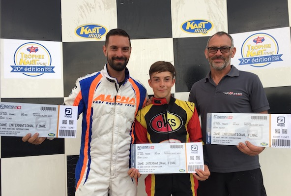 Trois tickets pour la Finale IAME distribués au Trophée Kart Mag