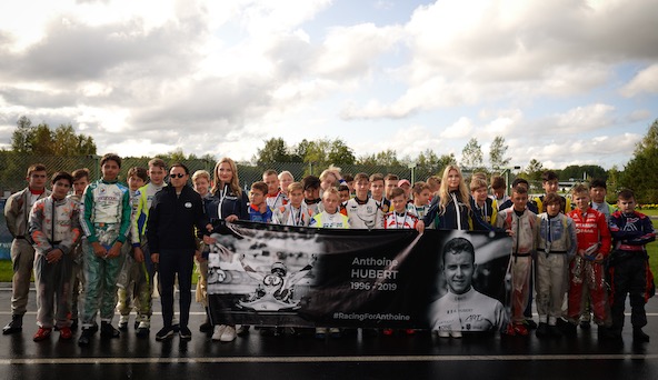En Finlande en présence du Président Felipe Massa ors de la présentation de la finale des Junior (Photo CIK-FIA / KSP Reportages)