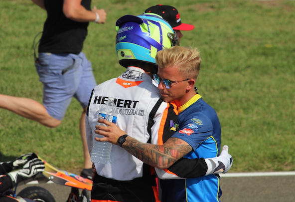 Podium final pour Andreas Hebert au Belgian Max Challenge