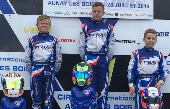 F4 en 2020 pour le Champion de France Esteban Masson et Trophée Académie pour ses dauphins Macéo Capietto (à g.) et Gaspard Simon.