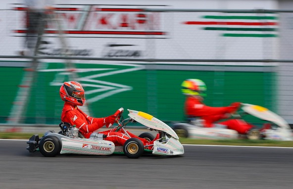 Schumacher, Armstrong, Alesi and co à Lonato avec Tony Kart