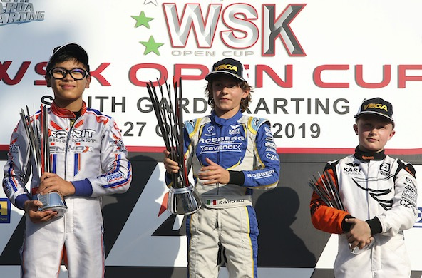 WSK Open Cup: Palomba, Antonelli et Tsolov gagnent à Lonato