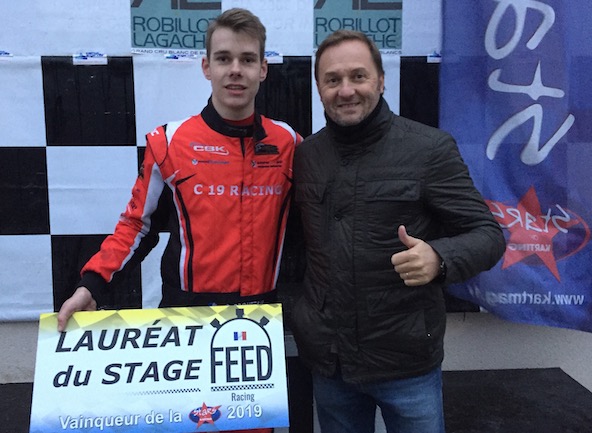 En attendant de connaître le premier lauréat du Volant Feed Racing, on sait déjà que Camille Prouteau participera au Volant 2020. Celui-ci a gagné un stage d’une valeur d’environ 10.000 € lors de la Stars of Karting.