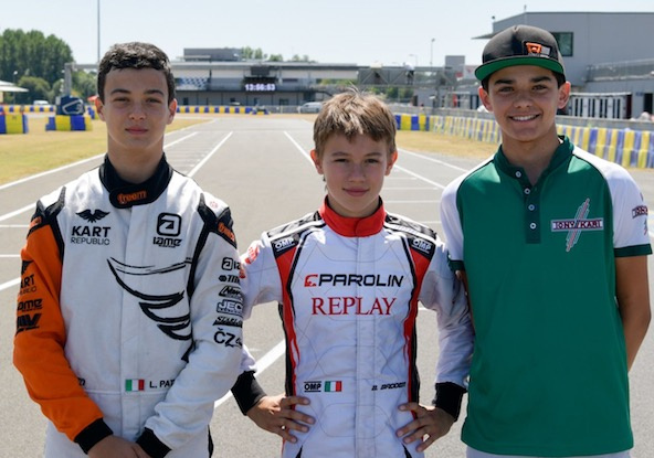 Kart-Auto: Des stages d’évaluation pour les jeunes italiens