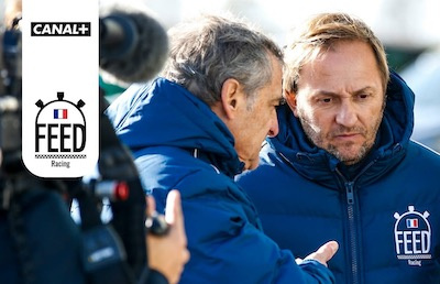 Le Volant Feed Racing sur Canal+ dans Sport Reporter