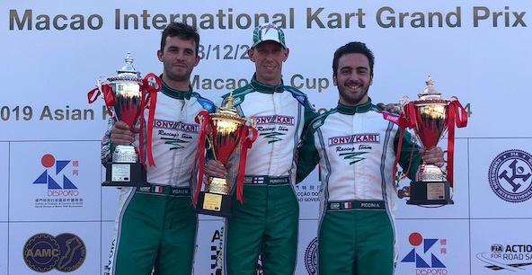 Quadruplé Tony Kart-Vortex à Macao, Renaudin 6e !