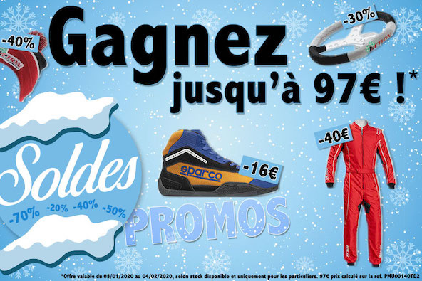C’est parti pour les soldes d’hiver, en karting également !