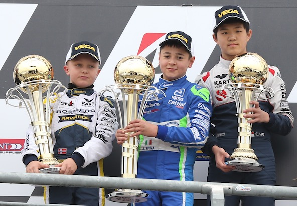 WSK Champions Cup: Spina rafle la mise en OK-Junior