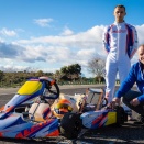Yann Bouvier aux couleurs Alpha Karting et KRS en 2020