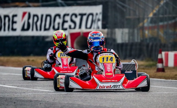 KZ2: Birel ART rafle encore la mise à Lonato, cette fois avec Palomba