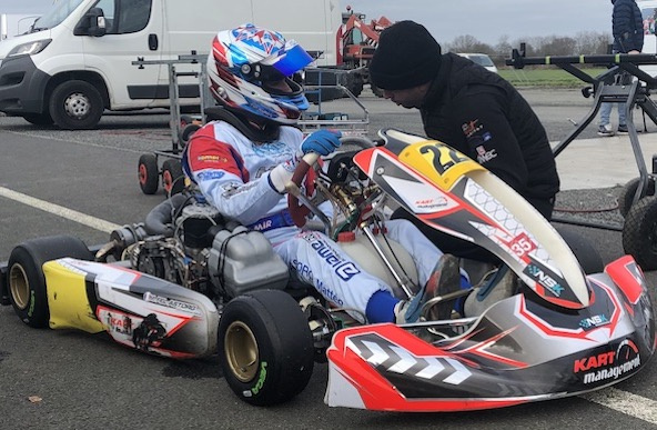Mattéo Fel-Astorg se lance en KZ en 2020 avec Kart Management