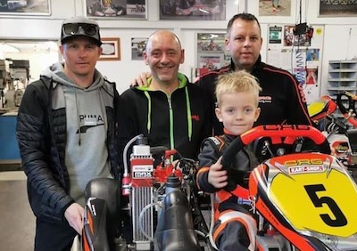 Un CRG Micro Max pour le tout jeune Robin Raikkonen !