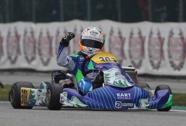 WSK Adria: Spina décidément en forme en OK-Junior !