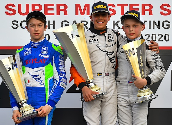 WSK / Junior: Arvid Lindblad gagne malgré Brando Badoer