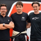 Charles Leclerc au volant de son châssis CL à Lonato