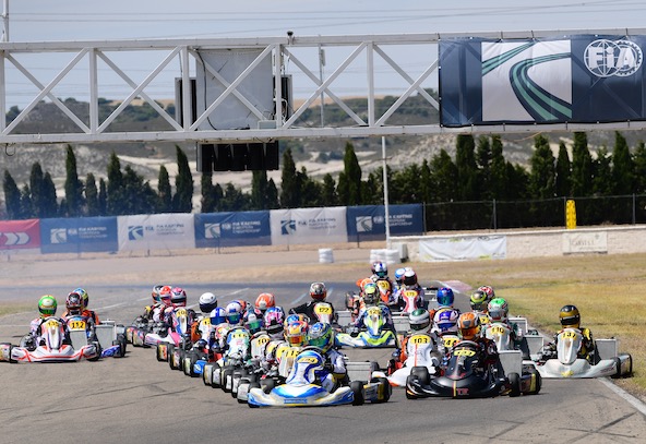 Départ de la finale