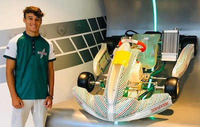 Emilien Denner au Championnat du Monde KZ avec Tony Kart