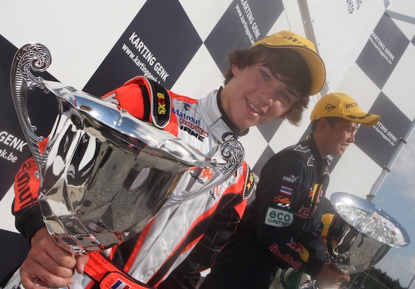 Vice Champion d'Europe Junior en 2010 derrière Alexander Albon