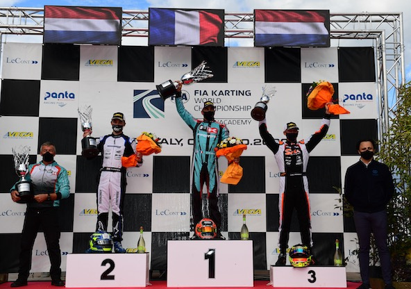 Le Français Jérémy Iglesias Champion du Monde KZ