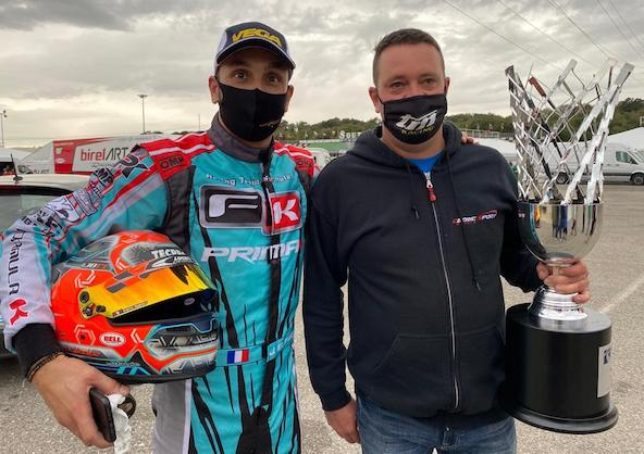 Pari international gagné en KZ et OK-Junior pour Cédric Sport Motors