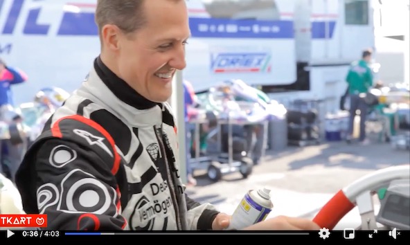 Michael Schumacher a retrouver dans 2 videos de karting-2