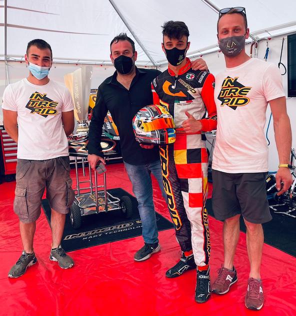 Attention, Intrepid et Emilien Denner semblent au top. A suivre au Championnat d'Europe KZ