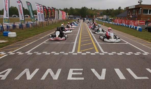 L'Open Kart à Anneville (ouverture de la Stars of Karting) sera l'une des premières grandes courses en France