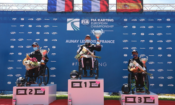 Morgan Lavaux domine le Trophée International Handikart 2021