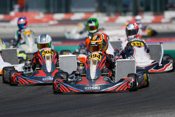 David Walther et le team Koski Motorsport ont créé la sensation en OK-Junior