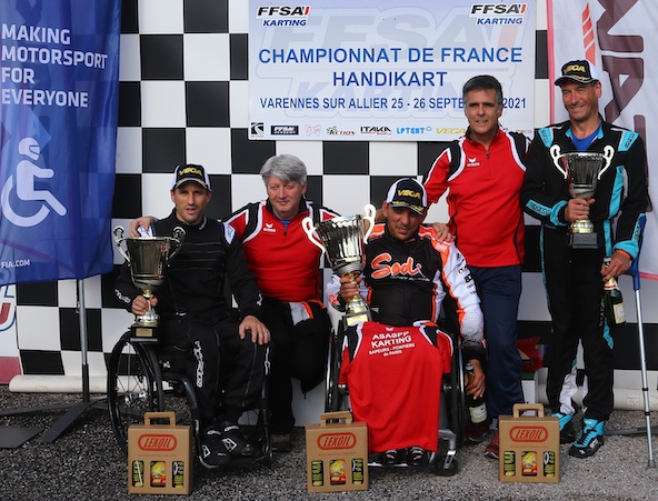 Handikart Varennes: Omar Megari devient Champion de France