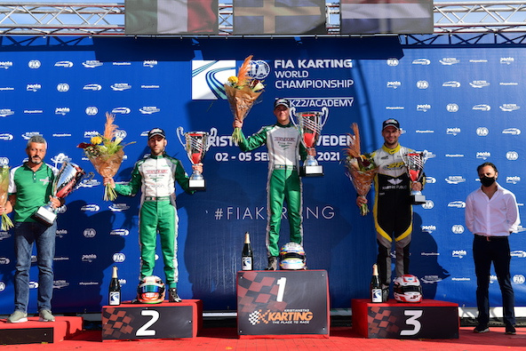 Milell et Tony Kart Champions du Monde KZ, Travisanutto gagne en KZ2