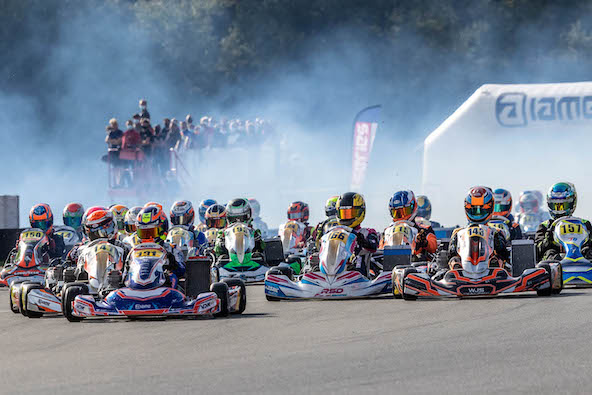 IAME Benelux: Outran Champion X30 Junior, Giltaire finit fort